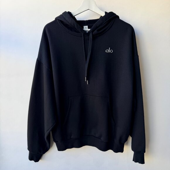 Alo Yoga Accolade Hoodie – Size M , black P15 - Picture 2 of 8